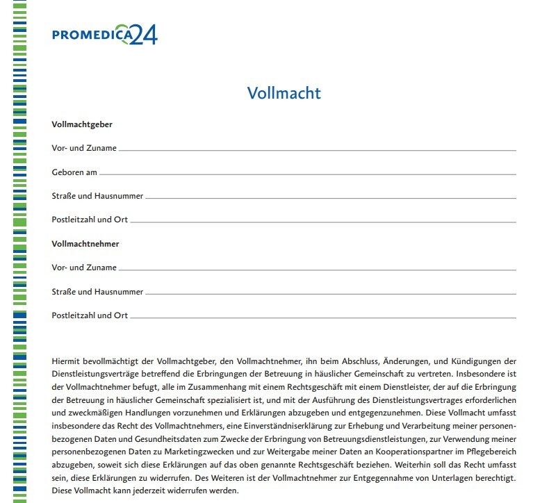 Vollmacht